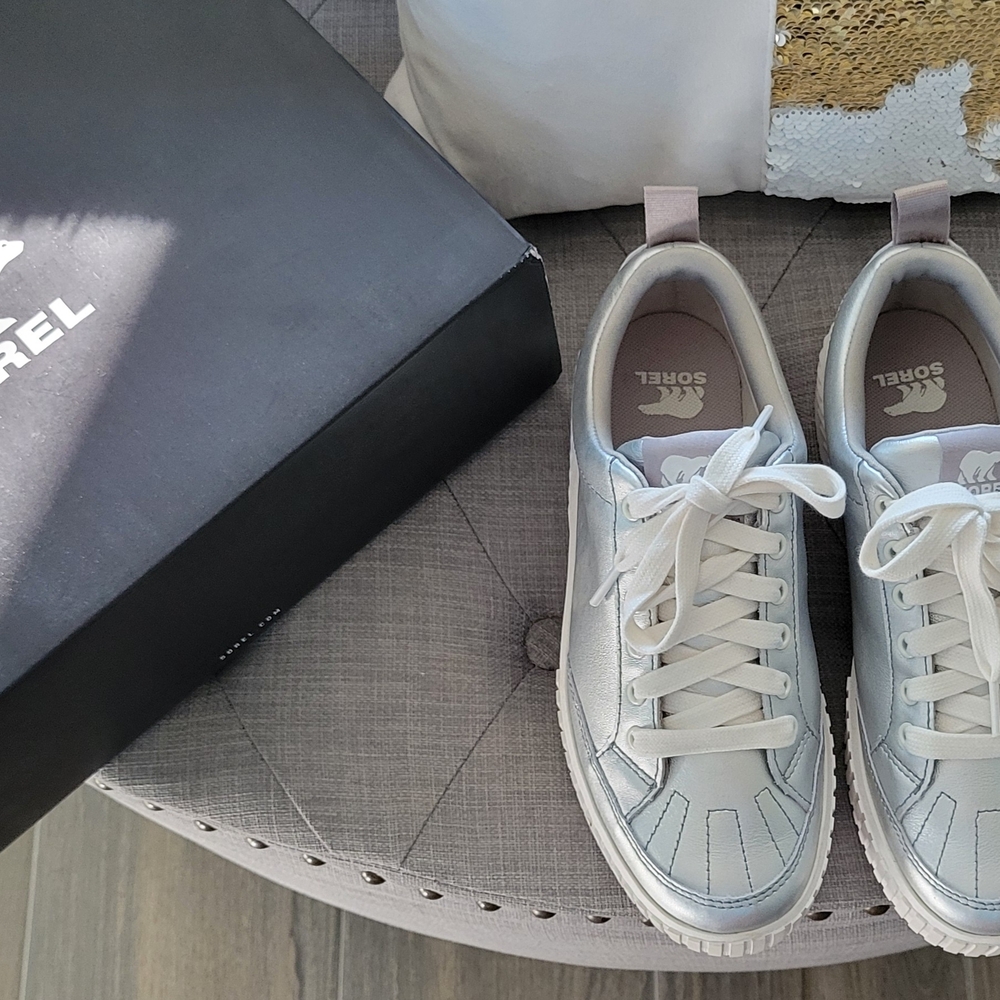 Sorel Women's Silver Sneakers